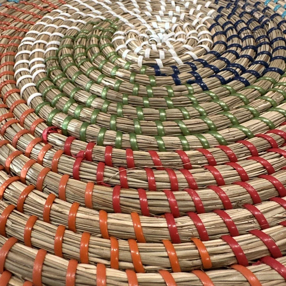 Woven Seagrass Basket With Handles 14